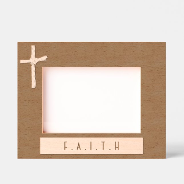 Cadres Gravés Personalisé Unique Christian Palm Cross Keepsaké (Recto)