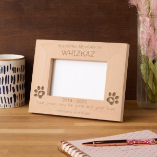 Cadres Gravés Pet Memorial - Hommage personnalisé à votre animal
