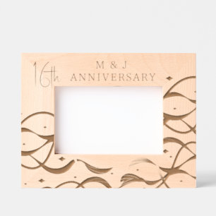 Cadres Gravés Photo laser de l'anniversaire de l'océan