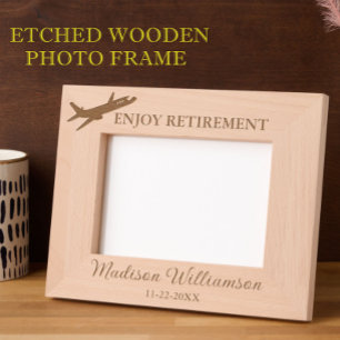 Cadres Gravés Photo TravelThème de 7"x5" Profitez de la retraite