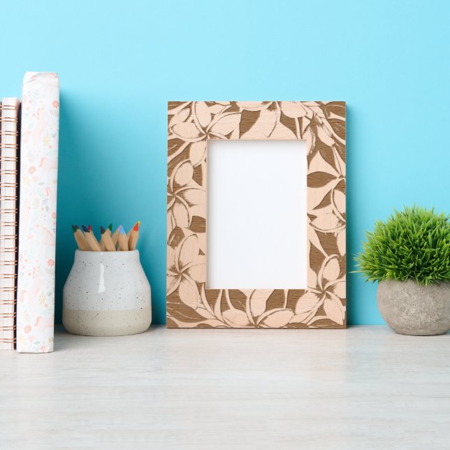 Cadres Gravés Plumeria (Recto)