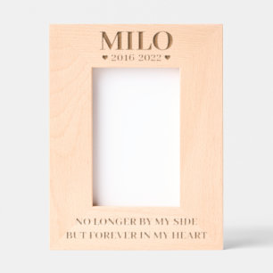 Cadres Gravés Plus De Mon Côté Mais Pour Toujours Dans Mon Coeur