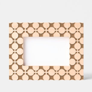 Cadres Gravés pois blanc gris et motif