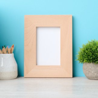 Cadres Gravés Portrait personnalisé 4" x 6", FrameStyle : nature