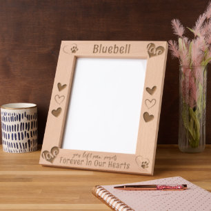 Cadres Gravés Pour toujours dans nos coeurs Pet Memorial