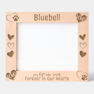 Cadres Gravés Pour toujours dans nos coeurs Pet Memorial
