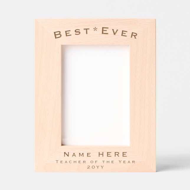 Cadres Gravés Professeur minimaliste, moderne et personnalisé (Recto)