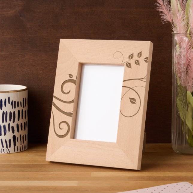 Cadres Gravés Rustic Foliage Leaves Botanical Photo (Gauche)