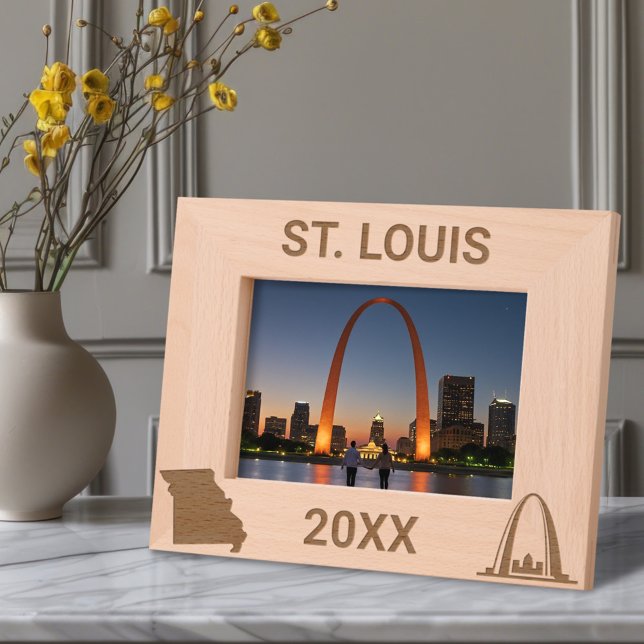 Cadres Gravés Saint-Louis Arch Missouri Custom (Créateur téléchargé)