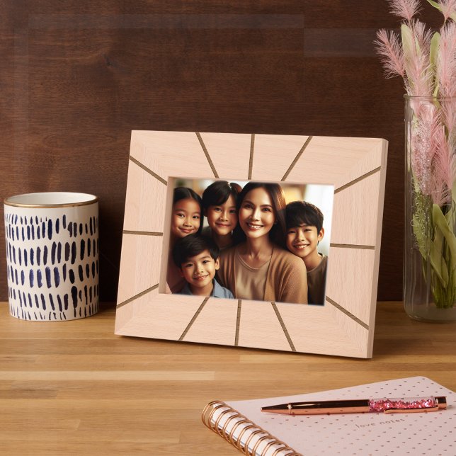 Cadres Gravés Simple Elégant Moderne Géométrique Line Art (Créateur téléchargé)