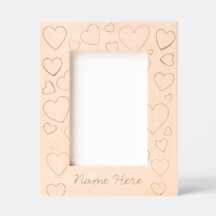 Sweet Hearts Personalized Engraved Frame