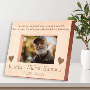 Cadres Gravés Sympathie commémorative manquée au-delà de la mesu