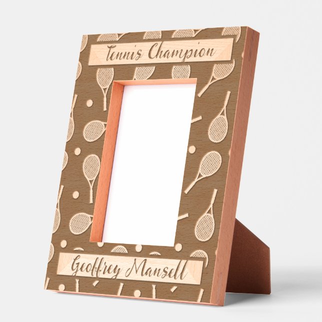 Cadres Gravés Tennis Racquets for Tennis Champ (Gauche)