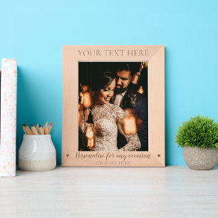 Cadres Gravés Texte personnalisé sur mesure pour toutes occasion