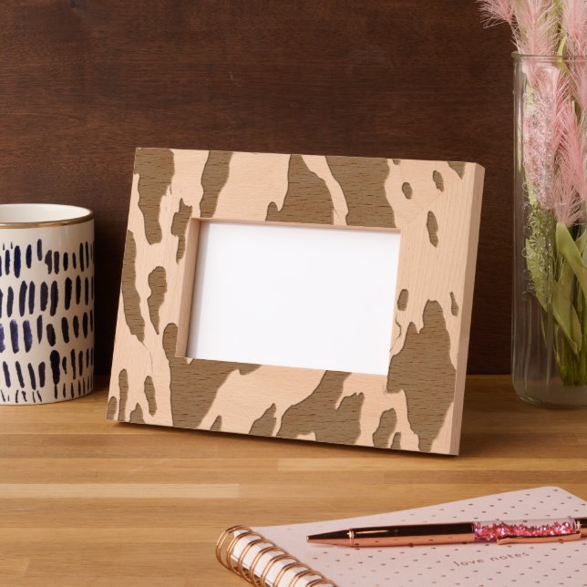 Cadres Gravés Western Farm Animal Cow Print (Gauche)