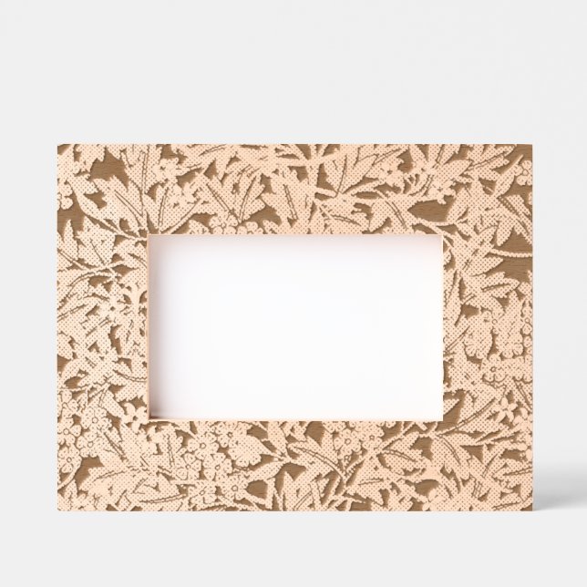 Cadres Gravés William Morris Jasmine Bleu Vert Art Botanique (Recto)