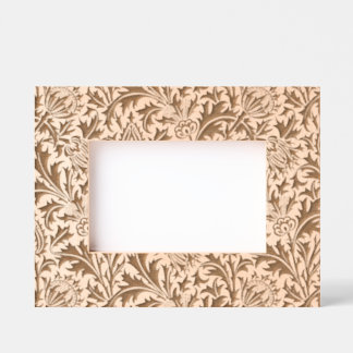 Cadres Gravés William Morris Thistle Sage Green Motif