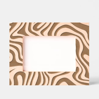 Cadres Gravés Zebra 1 Etched Wooden Frame Engraved Frames