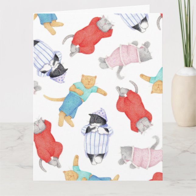 CADRES PAJAMAS Grande carte d'anniversaire (Devant)
