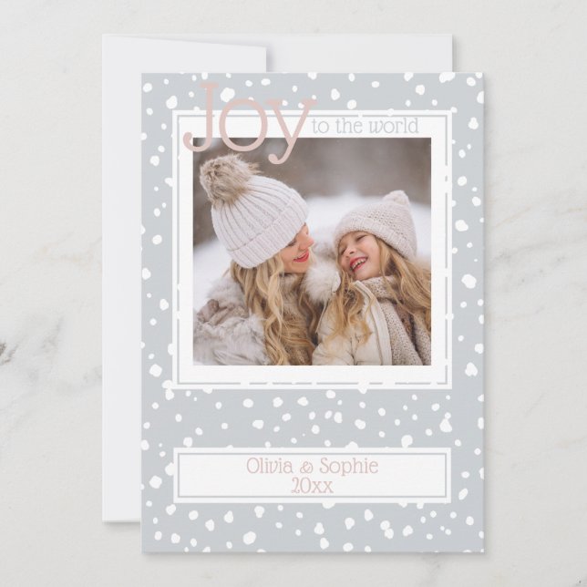 Cadres photo gris pâle de Noël (Devant)