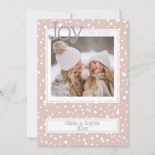 Cadres photo Rose Dusty de Noël