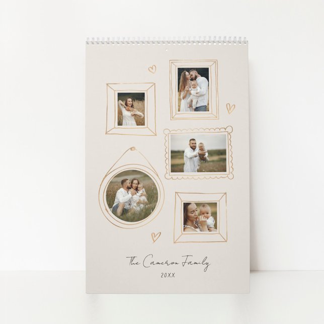 Cadres tirés à la main - Calendrier de Collage de  (Créateur téléchargé)