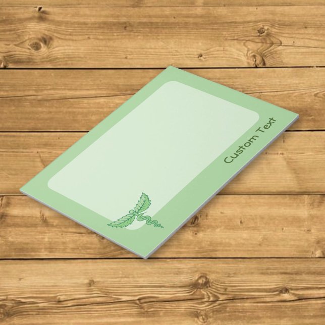 Caducée avec bloc-notes à feuilles (Créateur téléchargé)
