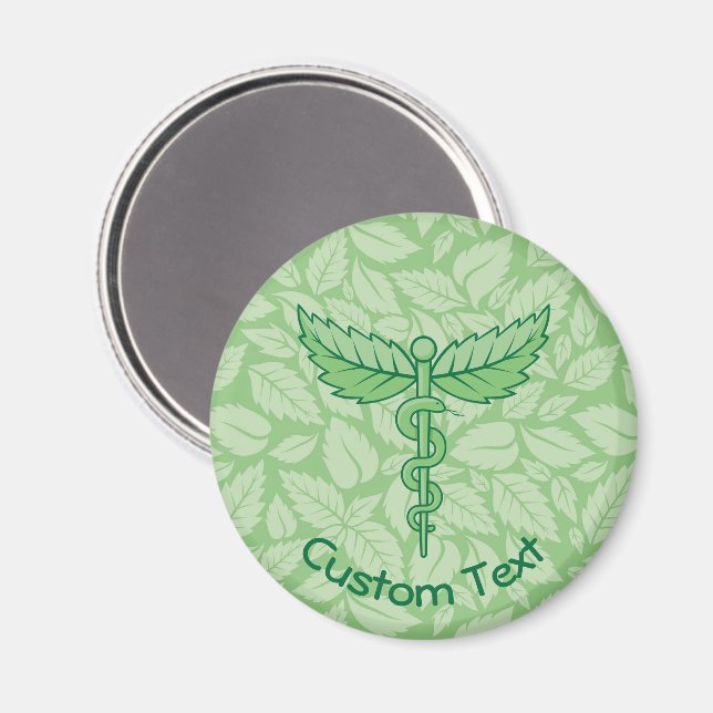 Caduceus avec aimant Arrière - plan Feuille (Recto/Verso)