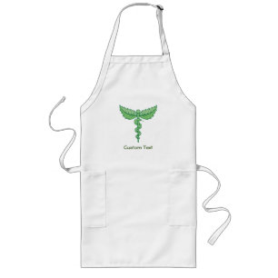 Caduceus avec long tablier Feuille