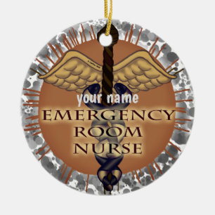 Caduceus custom ER Infirmière ornement