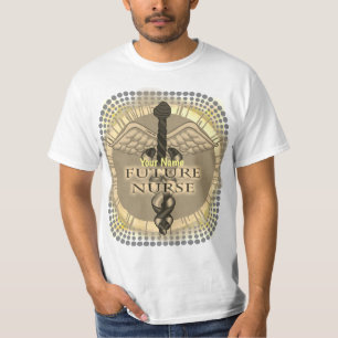Caduceus personnalisé Future Infirmière T-shirt