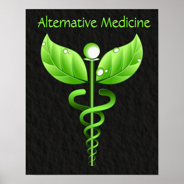 Caduceus : Poster de médecine alternative Imprimer (Devant)