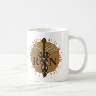 caduceus R.N. Nurse Mug