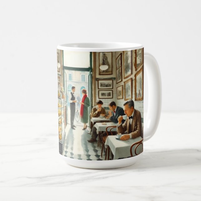 Café à Rome Mug (Devant droit)