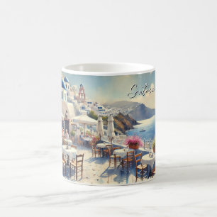 Café à Santorin Mug