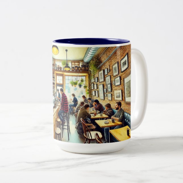 Café à Vancouver Mug (Devant droit)