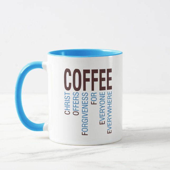 Café Acronyme chrétien Mug (Gauche)