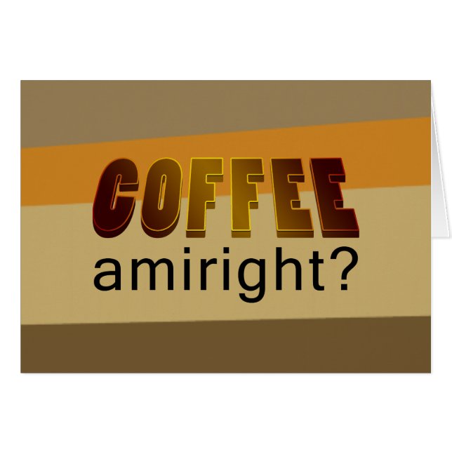 Café Amiright ? (Devant horizontal)