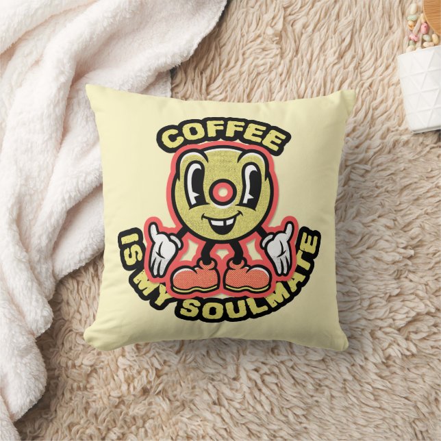 CAFÉ ANTI-VALENTINE'S DAY SOULMATE RETRO COUSSIN (Couverture)