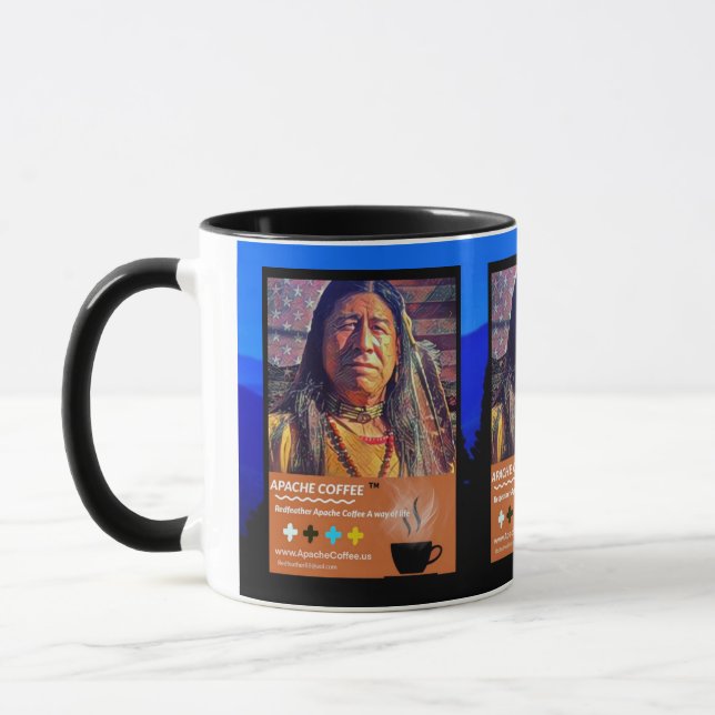 Café Apache ®️ 🇺 🇸 Mug 2 (Gauche)