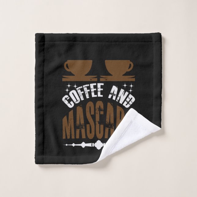 Café Art Café Et Mascara (Gant de toilette)