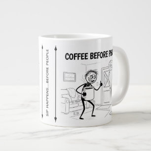 Café avant les gens Mug - Funny Coffee Cup