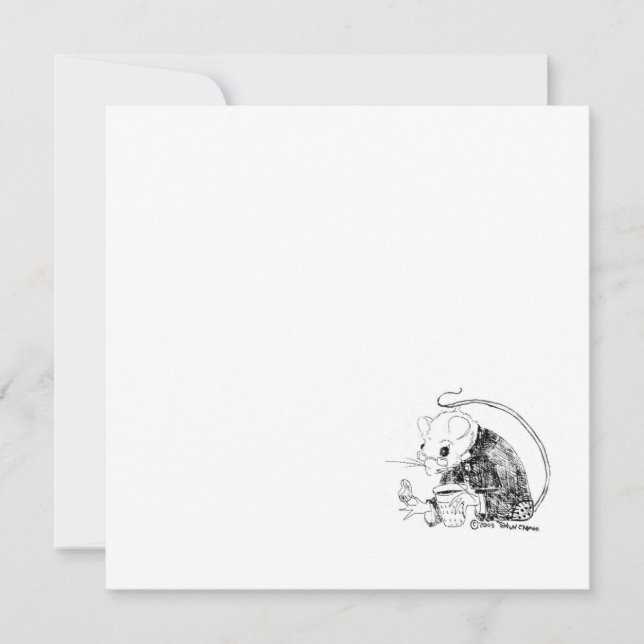 Café avec la souris de l'église (Devant)