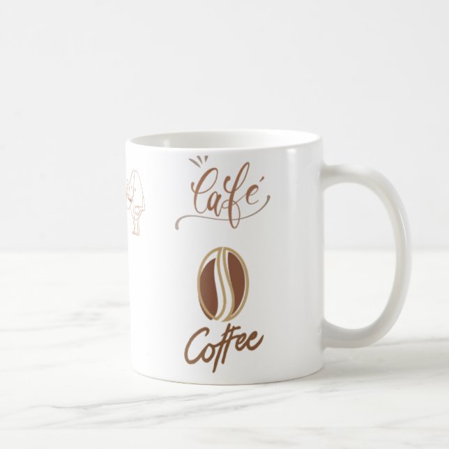 Café Bean Bliss Mug (Droite)