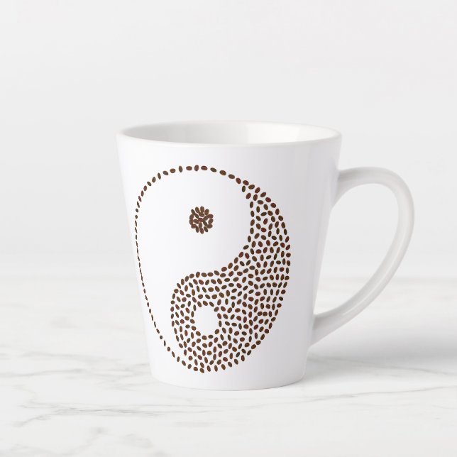 Café Bean Yin/Yang Latte Mug (Droite)