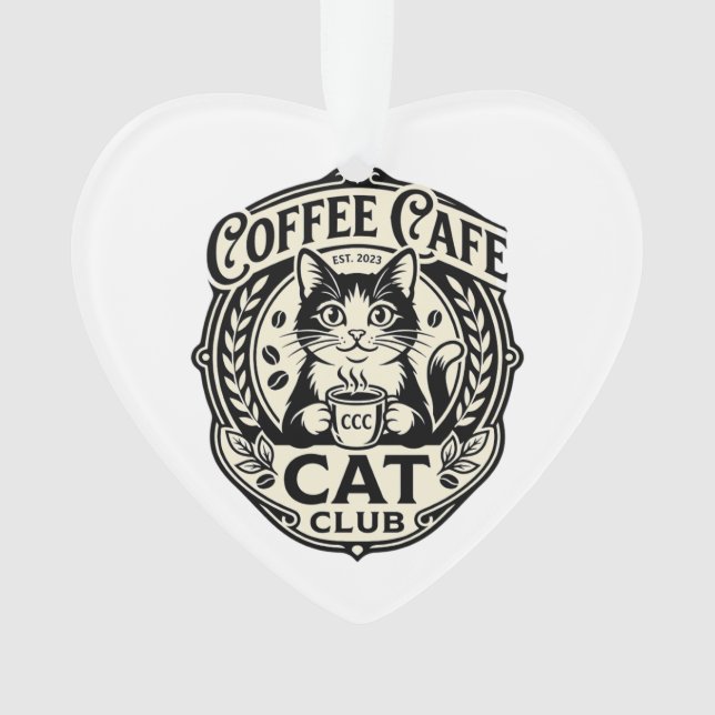 Café Café Chat Drôle Chat Graphique - Café Café Ca (devant)