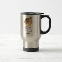 Café, Café, Humour Dire Cute Canard Voyage Mug