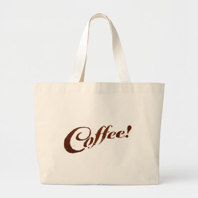 Café Café moulu - Sac toile de jute (Devant)