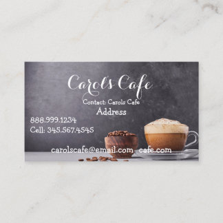 Café Café sur mesure Café Café Carte de visite
