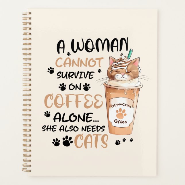 Café & Chats - Cute Kawaii Art (Devant)